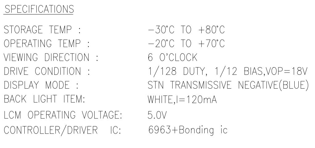 жк-спецификация lcd spec