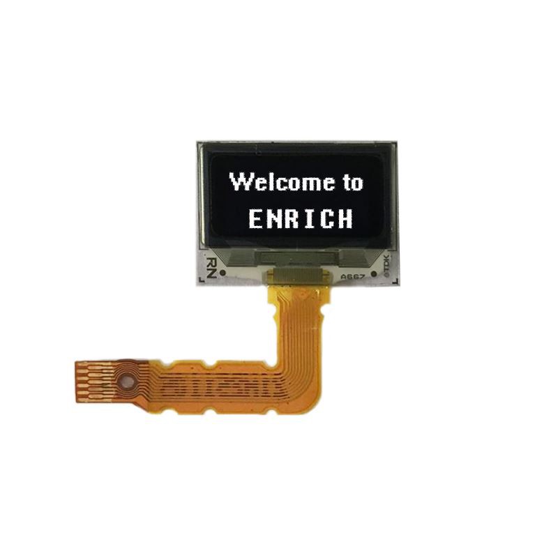 0.5 Дюймовка 60x32 Пикселей OLED с изогнутыми FPC